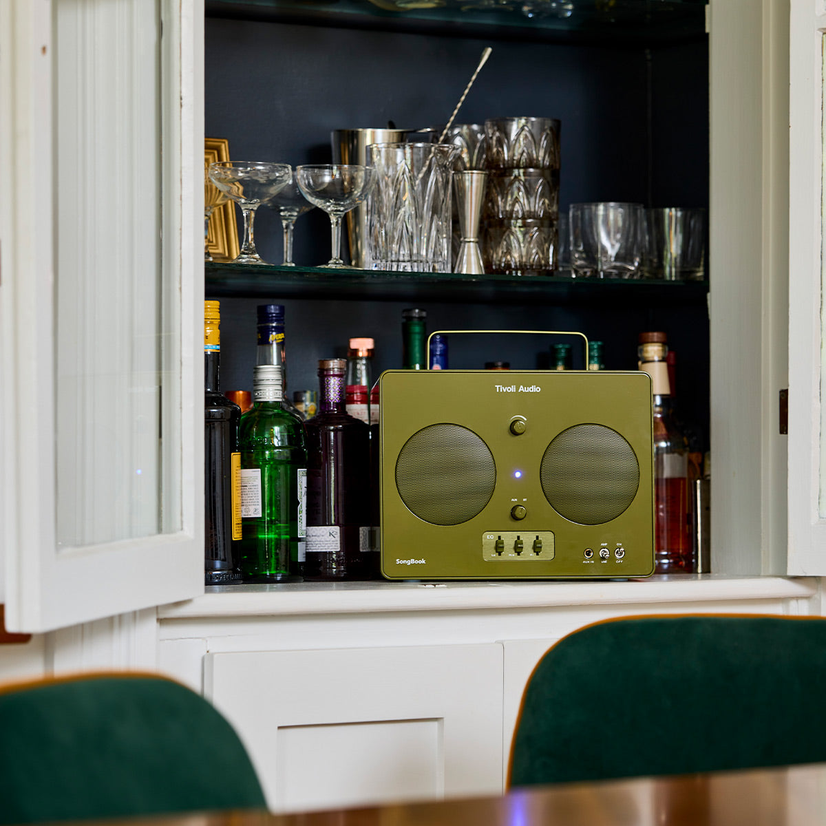 Tivoli Audio Songbook Bluetooth Speaker with Built-In Pre-Amp and Carrying Handle (Green)