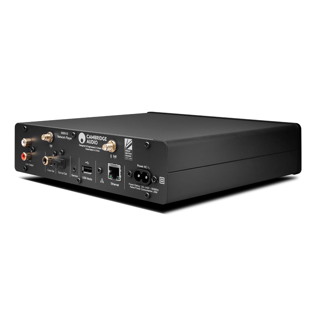 Cambridge Audio MXN10 Network Player with Bluetooth, Apple Airplay 2, Chromecast, Built-In DAC, & Roon Ready (Limited Edition Black)