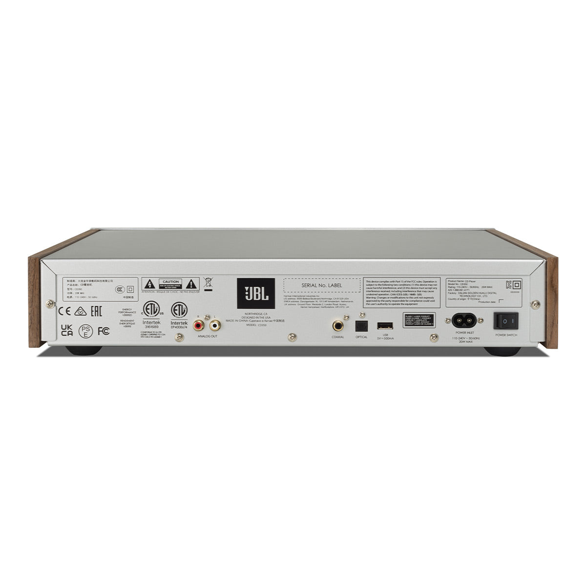 JBL CD350 Classic Compact Disc Player