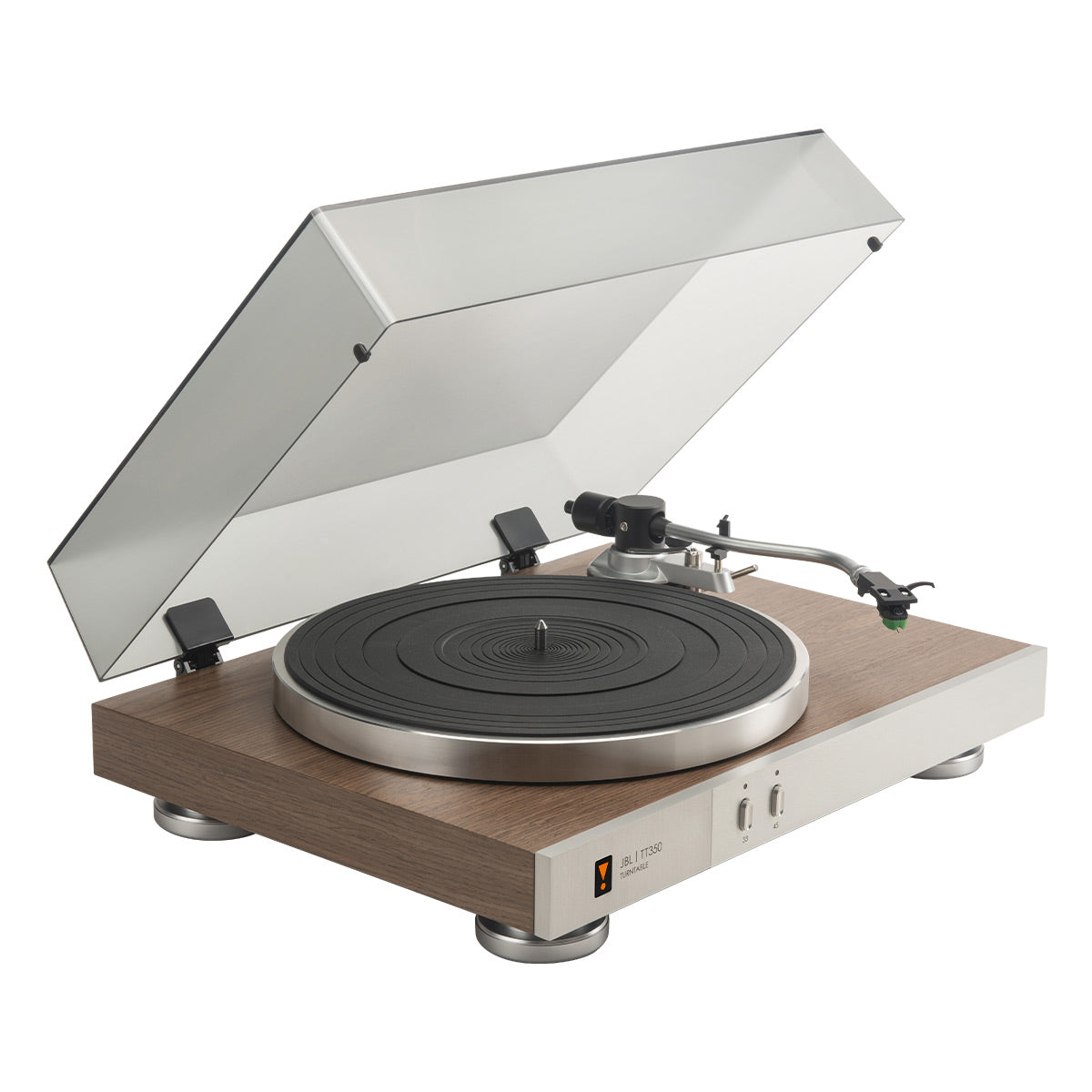JBL TT350 Classic Direct Drive Turntable with Pre-Installed Audio Technica Cartridge