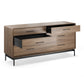 BDI LINQ 9186 Dresser with 6 Self-Closing Drawers and Metal Base (Natural Walnut)
