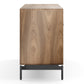 BDI LINQ 9186 Dresser with 6 Self-Closing Drawers and Metal Base (Natural Walnut)