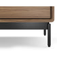 BDI LINQ 9186 Dresser with 6 Self-Closing Drawers and Metal Base (Natural Walnut)