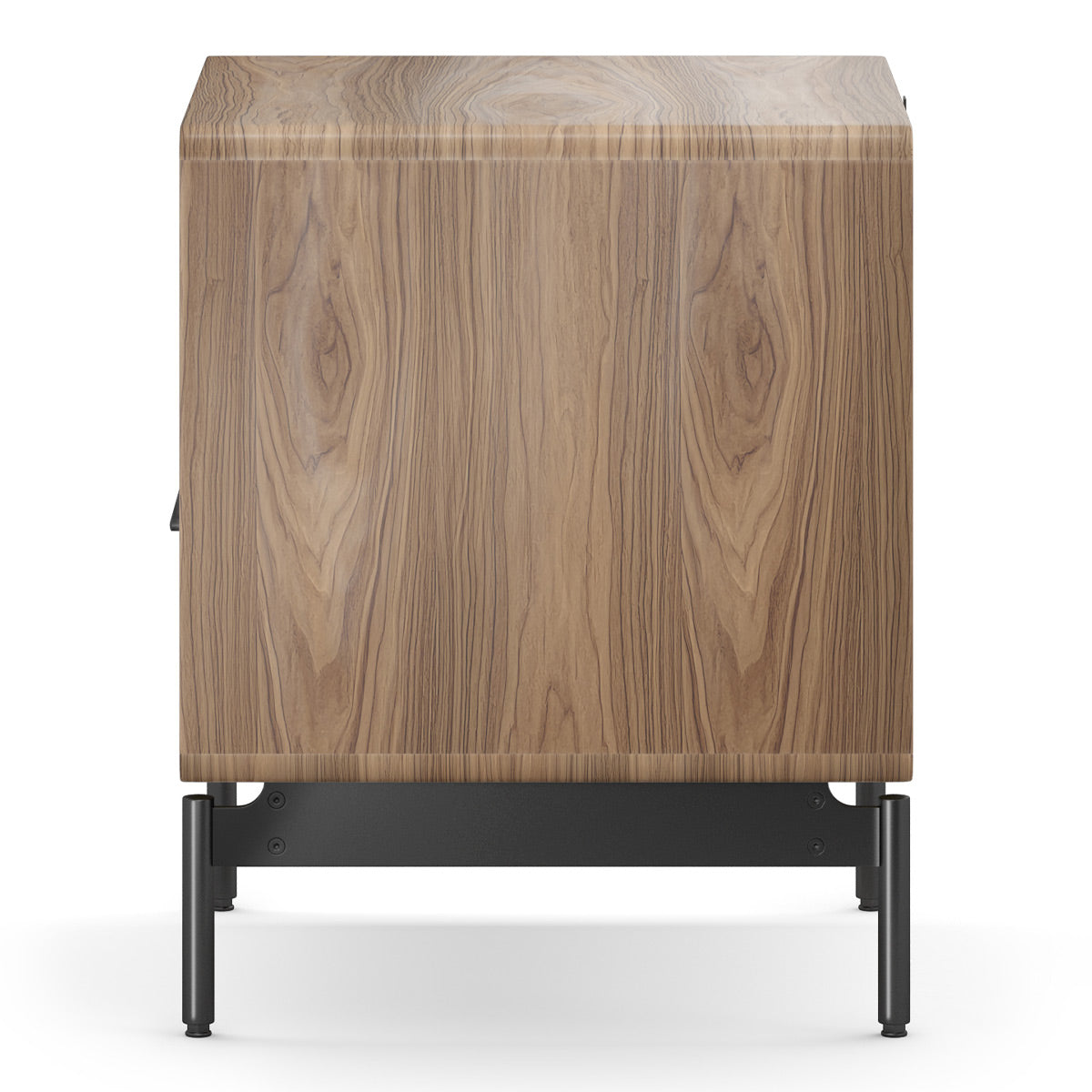 BDI LINQ 9181 22&rdquo; Nightstand with Top Slide and Integrated Power Station (Natural Walnut)