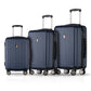 TUCCI Banda 3-Piece ABS Hardside Luggage Set (Dark Blue)