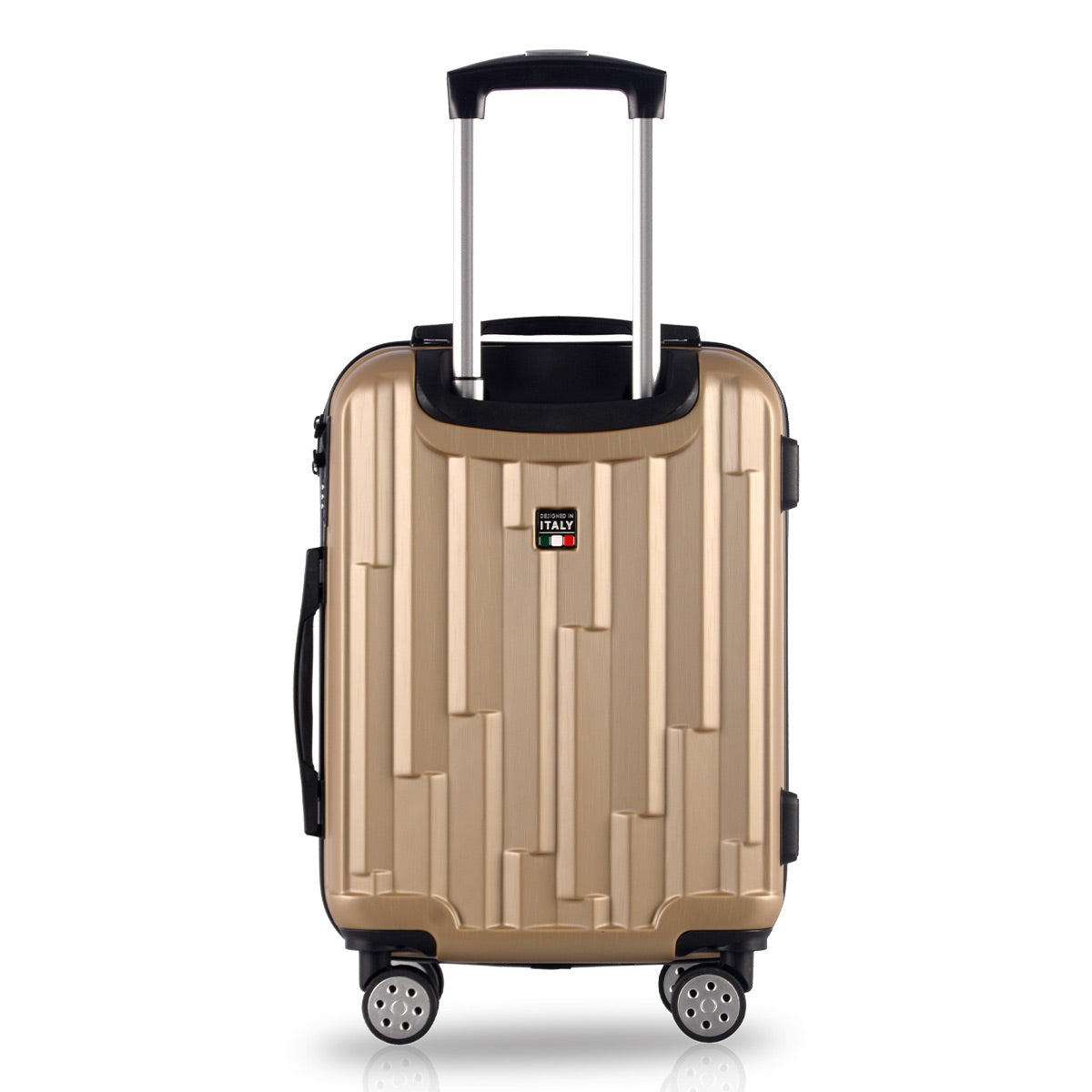TUCCI Riflettore 3-Piece ABS Hardside Luggage Set (Khakhi)