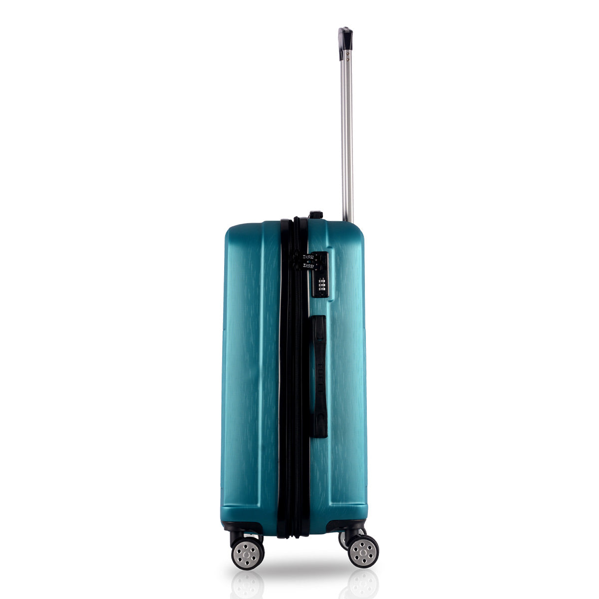 TUCCI Riflettore 3-Piece ABS Hardside Luggage Set (Teal)