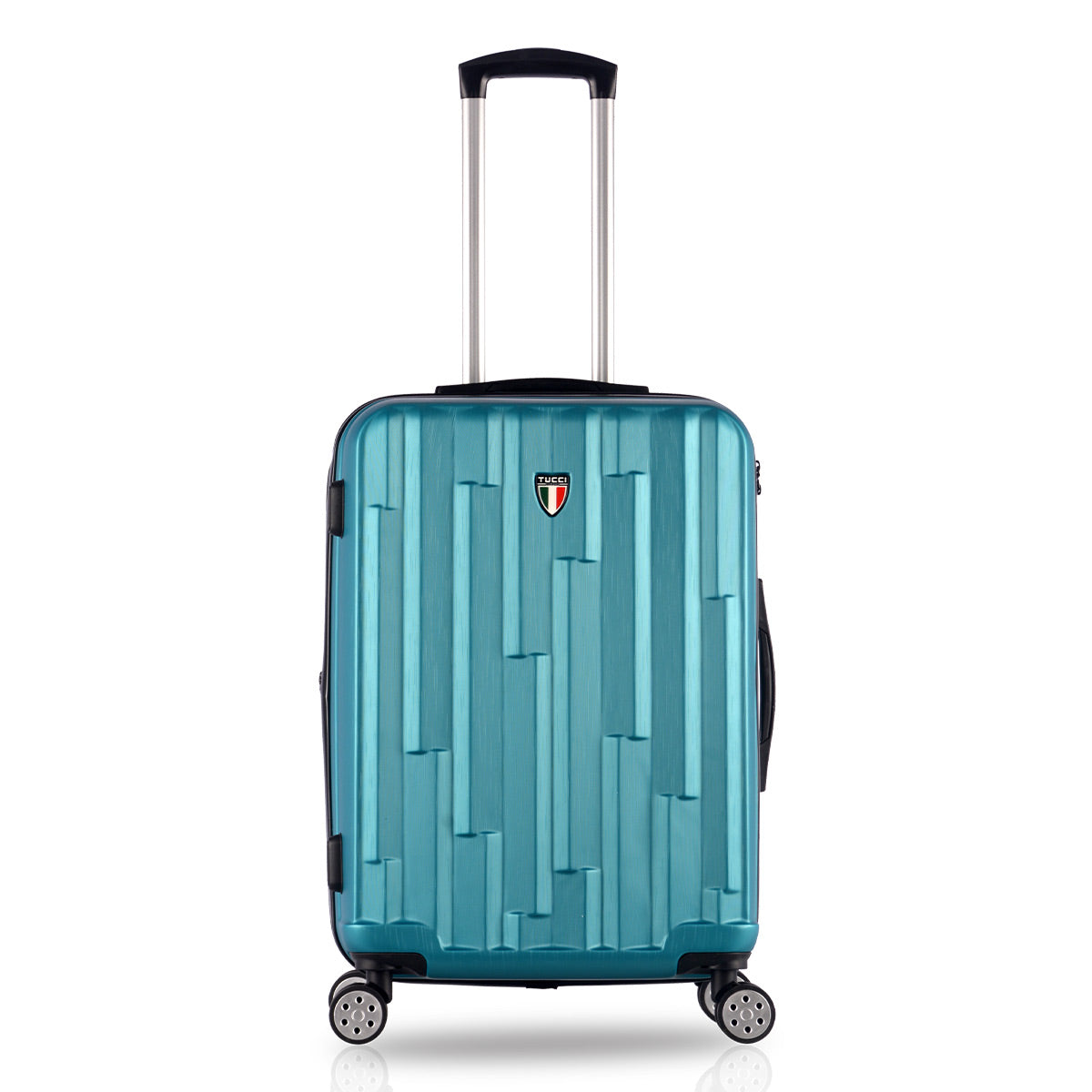 TUCCI Riflettore 3-Piece ABS Hardside Luggage Set (Teal)