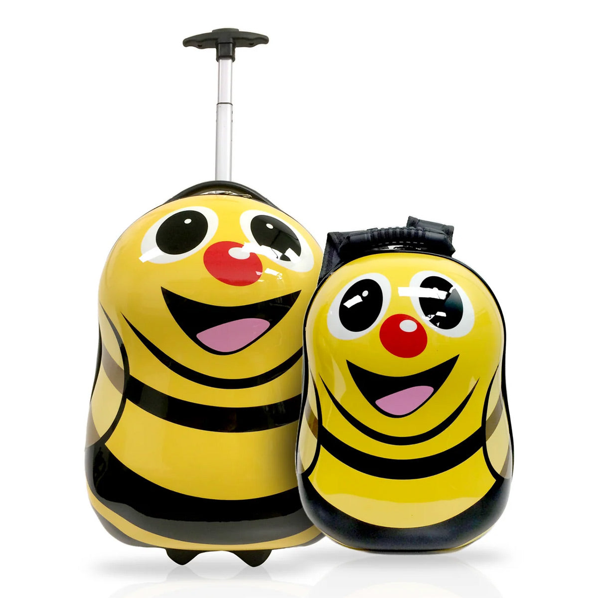 TUCCI BusyBee 2-Piece ABS Hardside Kids' Luggage Set with Backpack