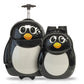 TUCCI Penguin Buddy 2-Piece ABS Hardside Kids' Luggage Set with Backpack