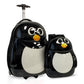 TUCCI Penguin Buddy 2-Piece ABS Hardside Kids' Luggage Set with Backpack