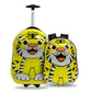 TUCCI Tigerlicious 2-Piece ABS Hardside Kids' Luggage Set with Backpack