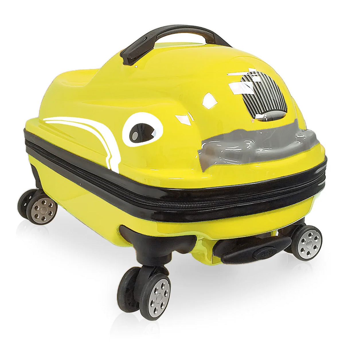 TUCCI Dash Mobile Kids' Hardside Travel Suitcase (Yellow)