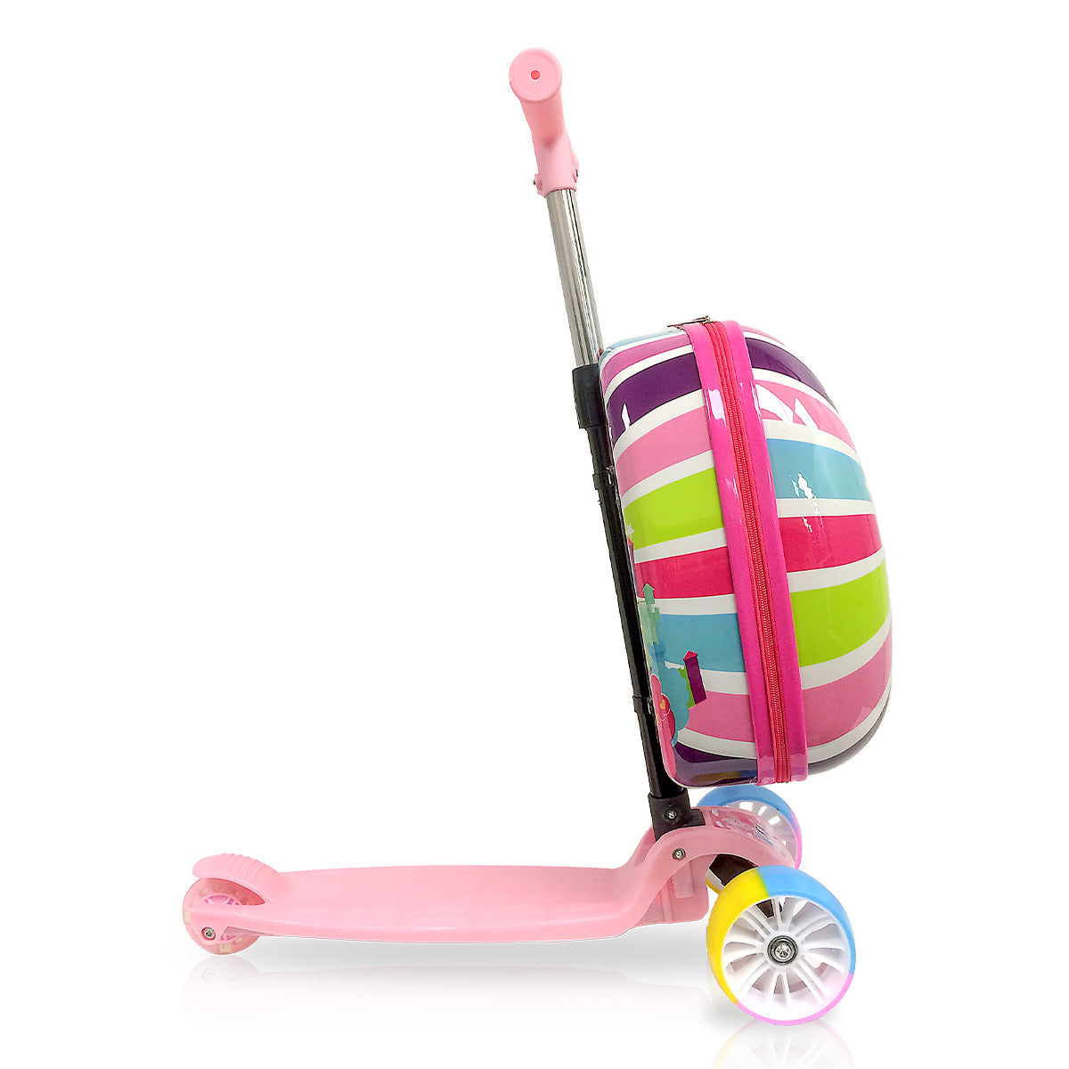 TUCCI Magical Unicorn Kids' ABS Hardside Suitcase Scooter