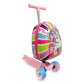 TUCCI Magical Unicorn Kids' ABS Hardside Suitcase Scooter