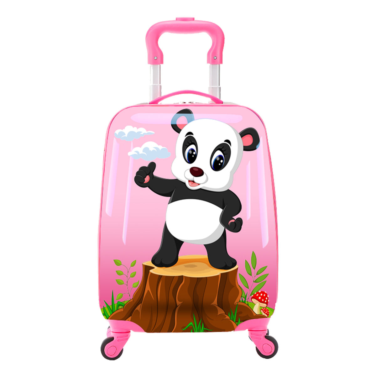 TUCCI Peppy Panda Kids' ABS Hardside Suitcase