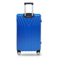 TUCCI Bordo 3-Piece ABS Hardside Luggage Set (Pearl Blue)