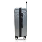 TUCCI Bordo 3-Piece ABS Hardside Luggage Set (Silver White)