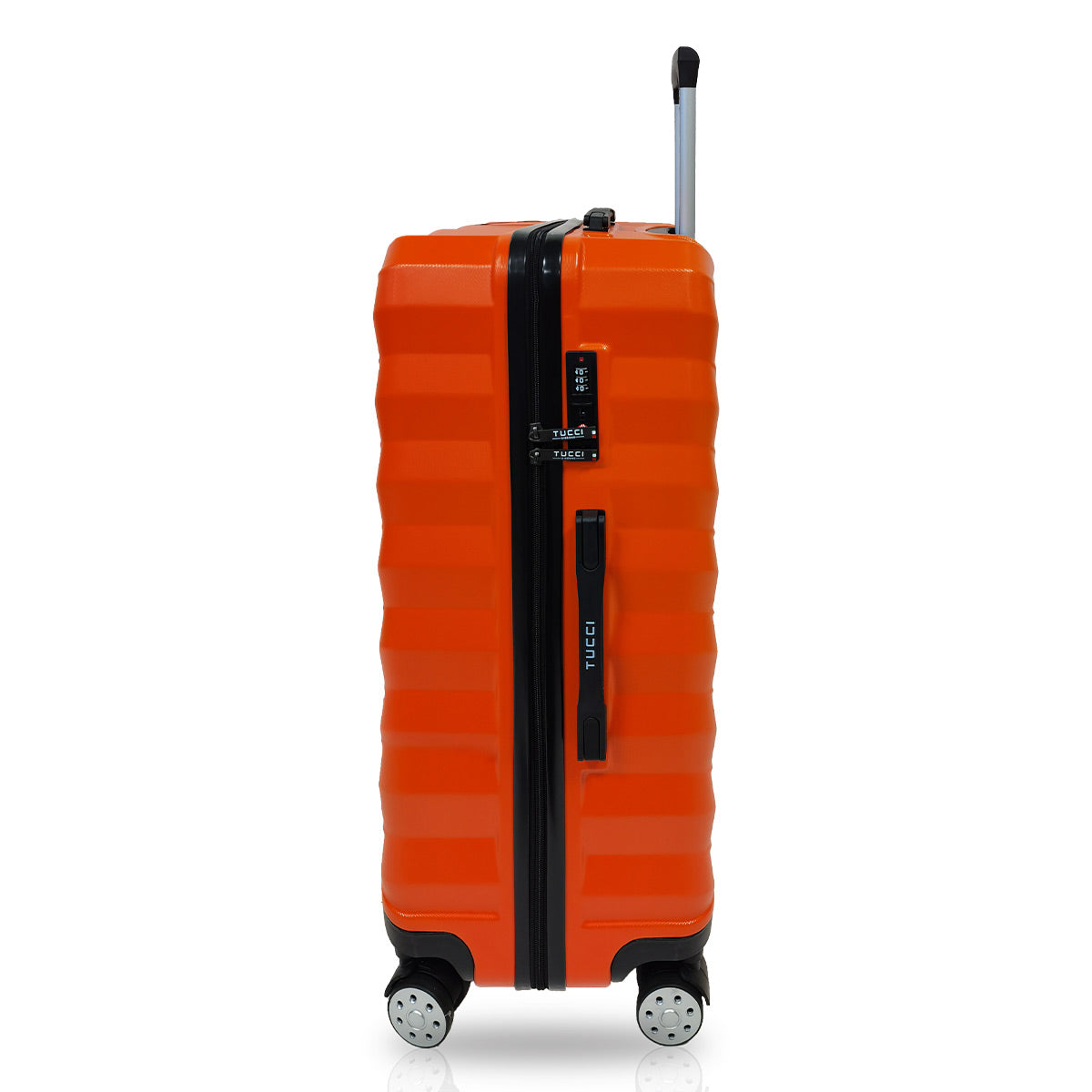 TUCCI Storto 3-Piece ABS Hardside Luggage Set (Orange)