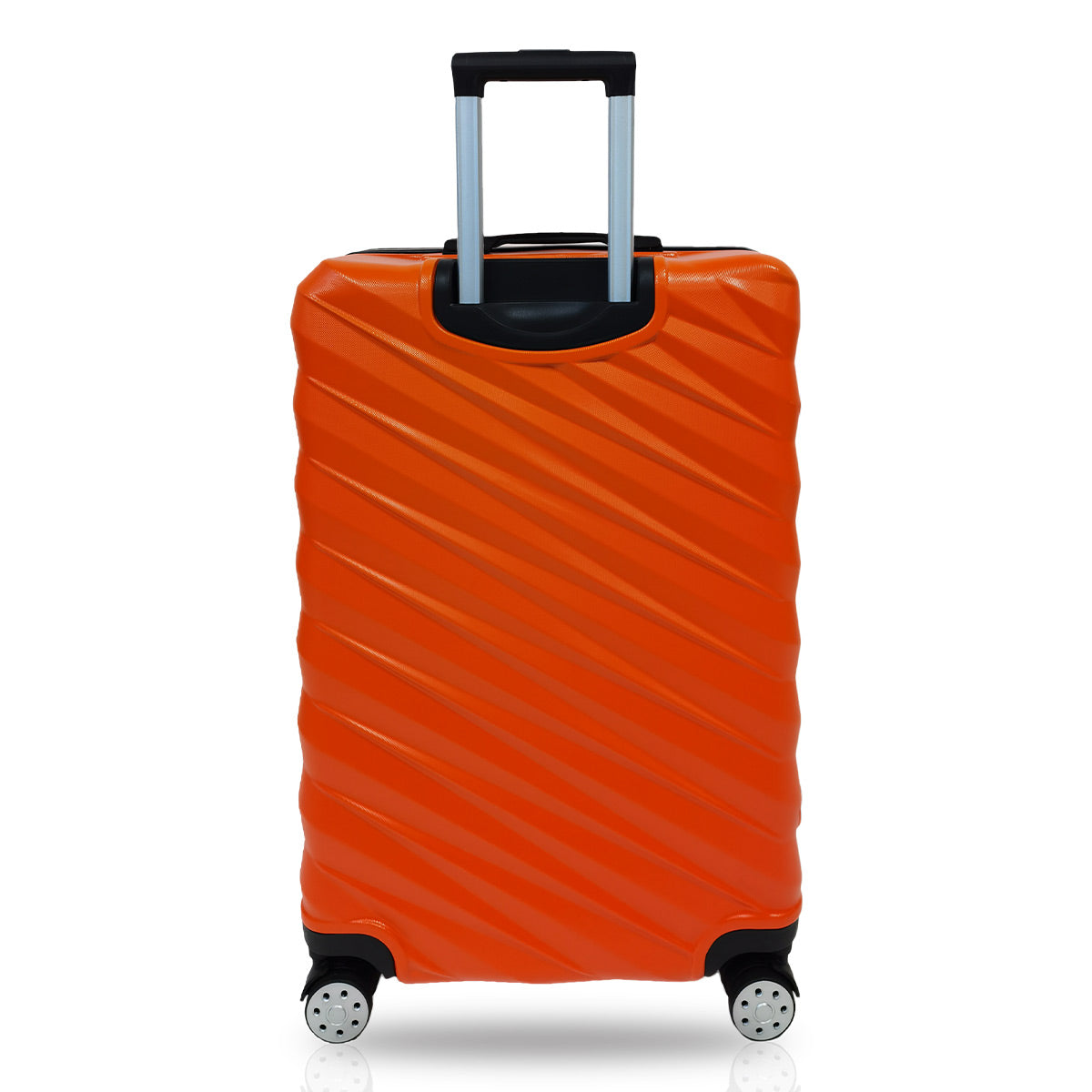 TUCCI Storto 3-Piece ABS Hardside Luggage Set (Orange)