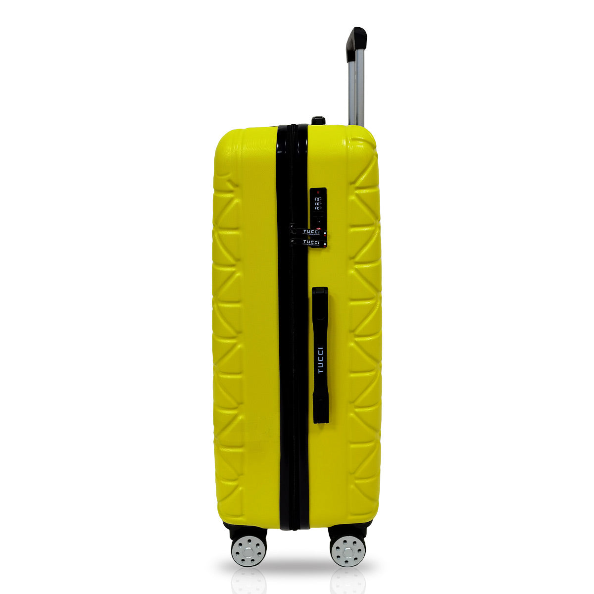 TUCCI Tessere 3-Piece ABS Hardside Luggage Set (Yellow)