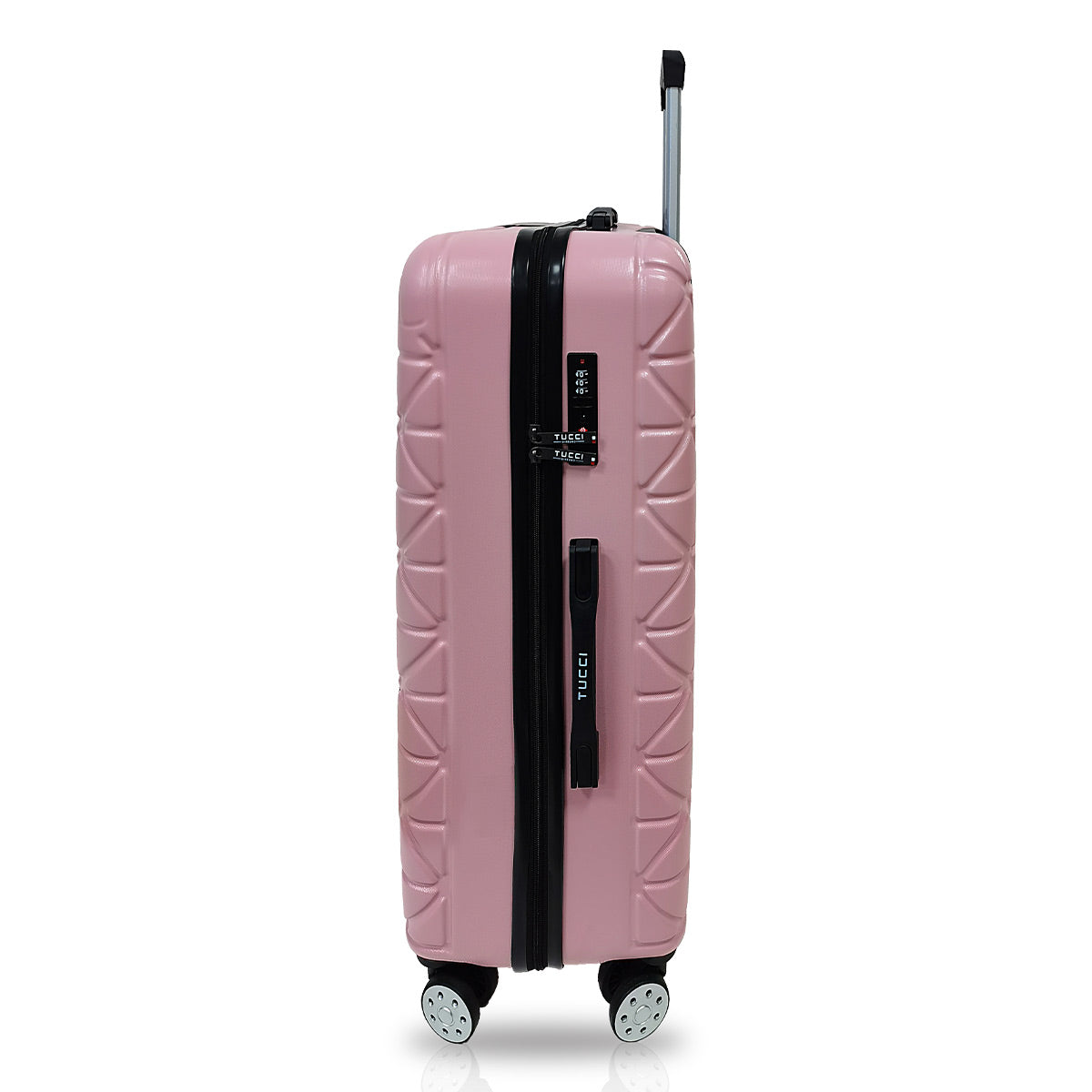 TUCCI Tessere 3-Piece ABS Hardside Luggage Set (Light Pink)
