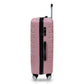 TUCCI Tessere 3-Piece ABS Hardside Luggage Set (Light Pink)