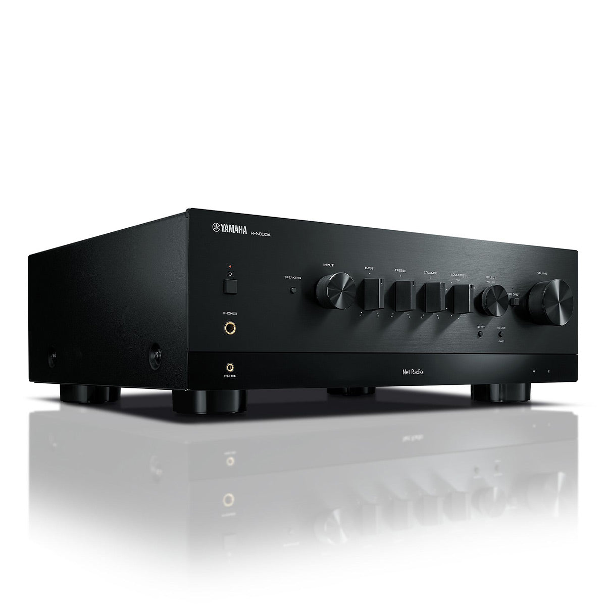 Yamaha R-N800A Stereo Network Receiver with Bluetooth, Wi-Fi, and MusicCast (Black)