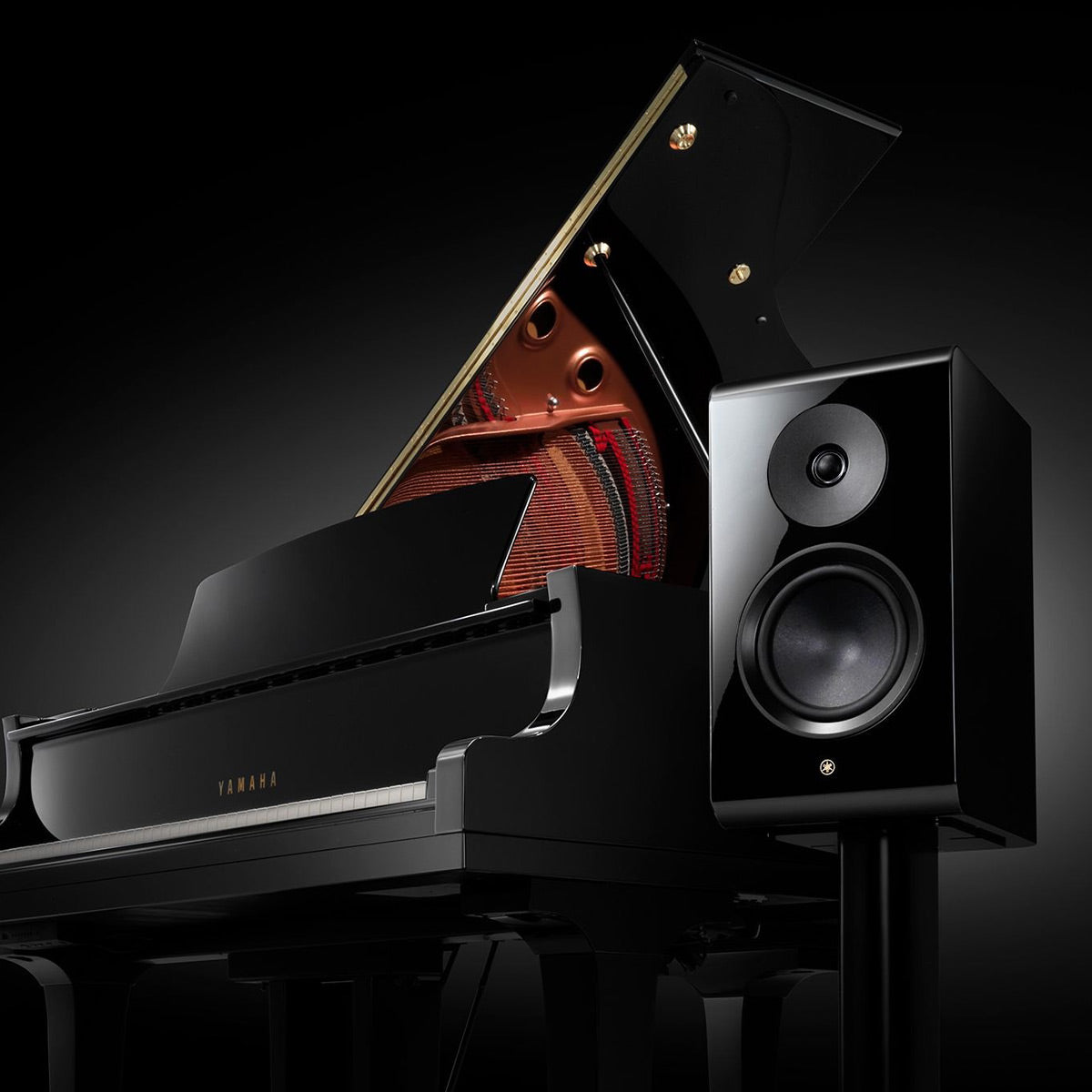 Yamaha NS-800A 2-Way Bookshelf Speaker - Each (Piano Black)