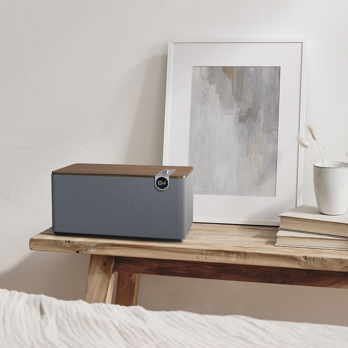 Klipsch The Three Plus Premium Bluetooth Speaker with Phono and Optical Inputs (Walnut)