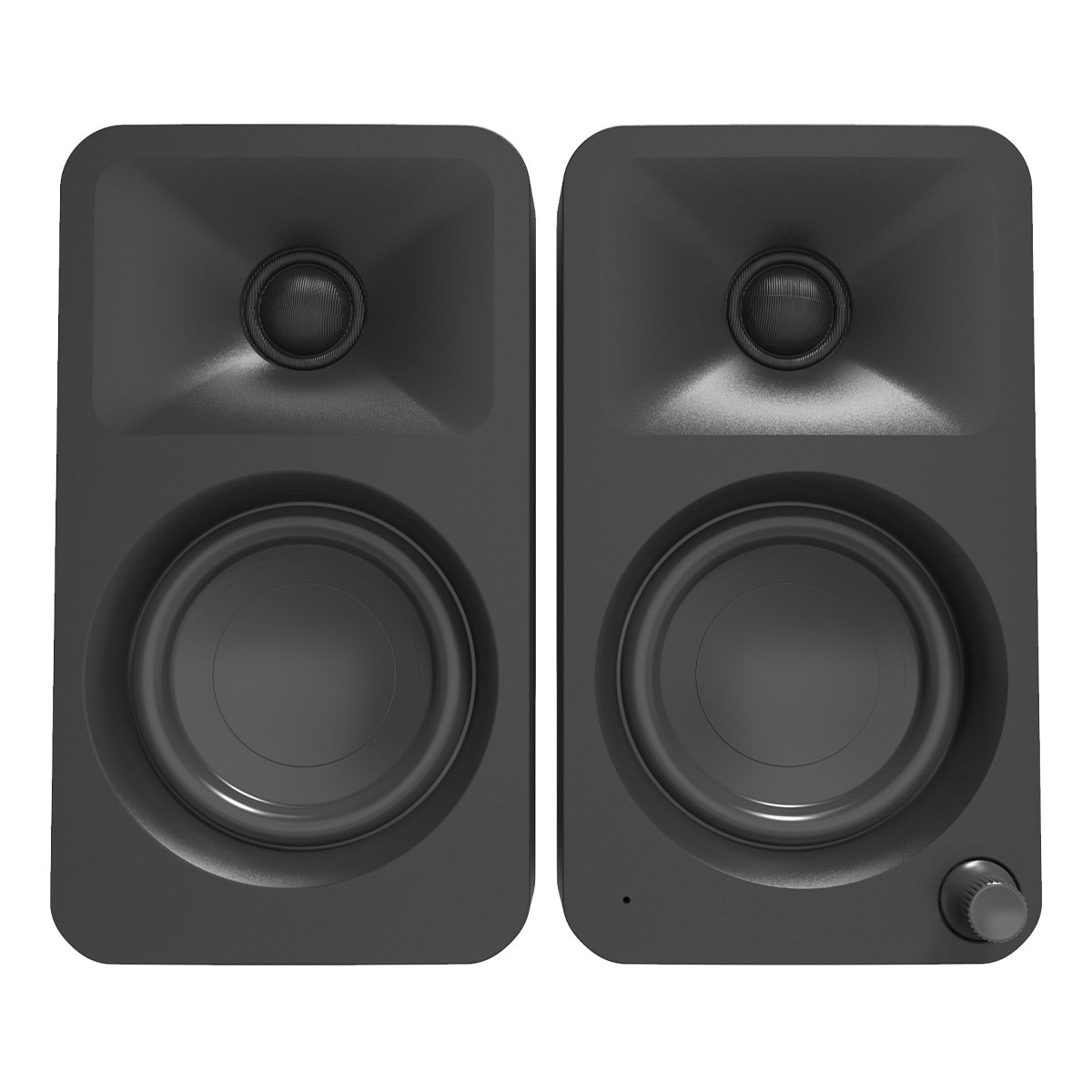 Kanto ORA Powered Reference Desktop Speakers with Bluetooth - Pair (Black)