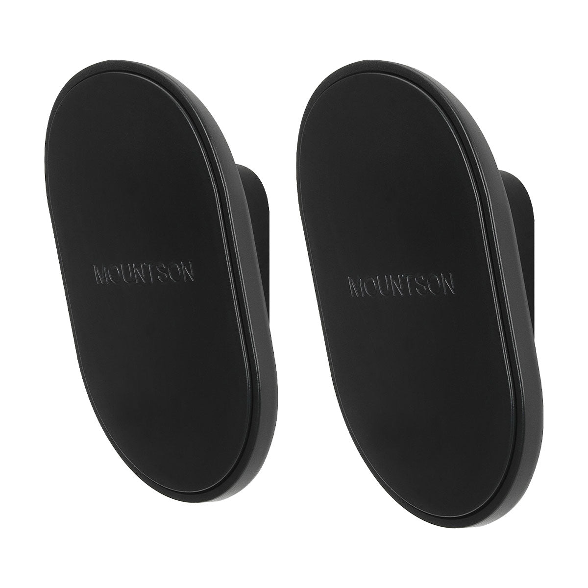 Mountson Premium Indoor & Outdoor Wall Mount Bracket for Sonos Move and Move 2 - Pair (Black)
