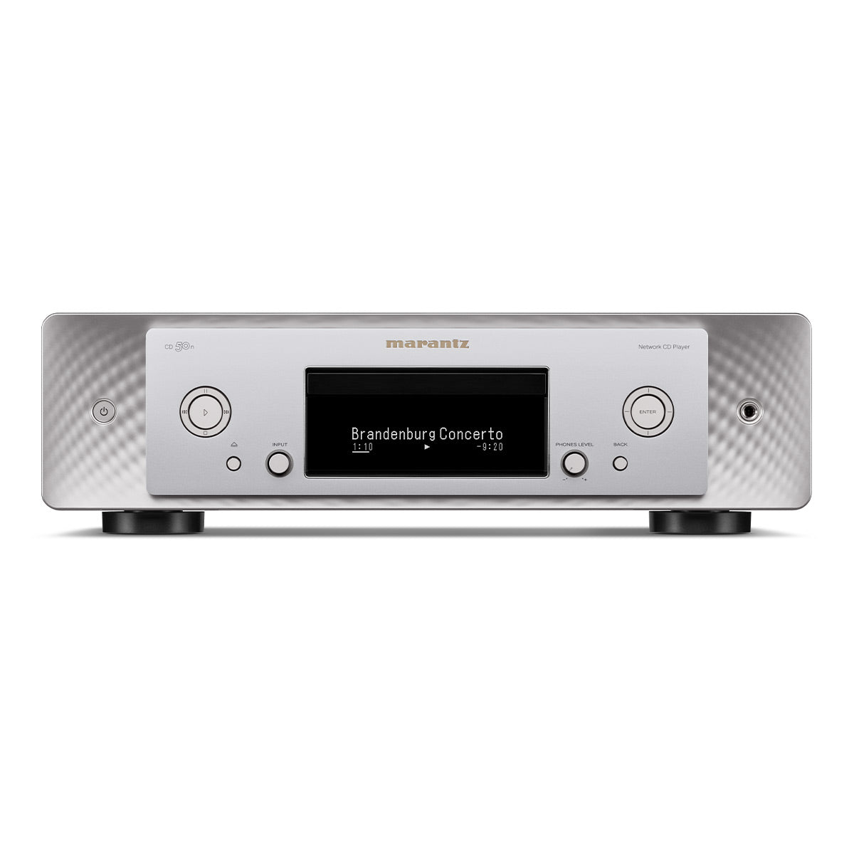 Marantz CD 50n High-Resolution Network Digital Audio and CD Player (Silver)