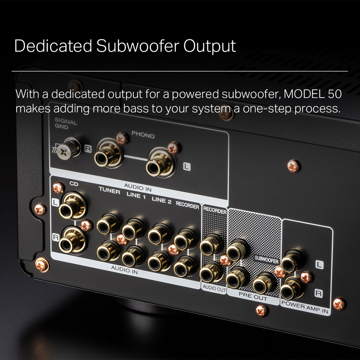 Marantz MODEL 50 Pure Analog Stereo Integrated Amplifier (Black)