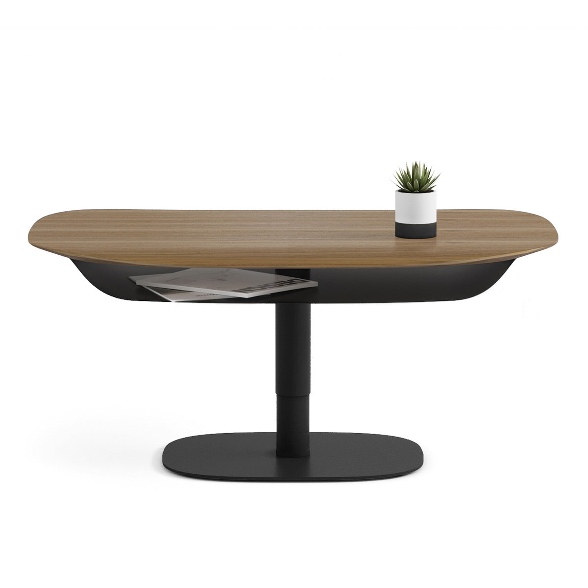BDI Soma 1130 Lift Coffee Table with Height Adjust (Natural Walnut)