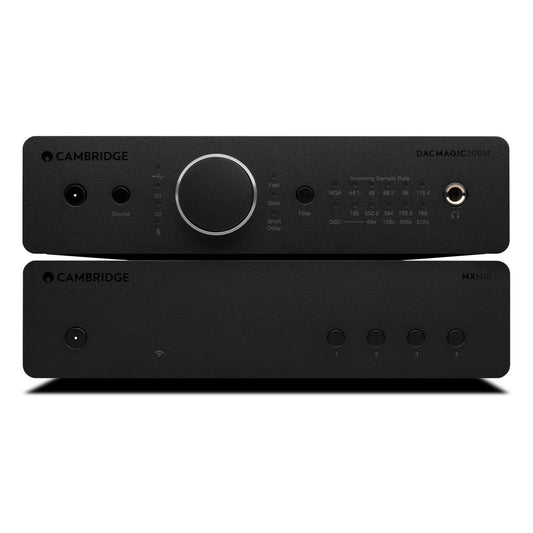 Cambridge Audio DacMagic 200M Digital-to-Audio Converter and Preamplifier with Bluetooth aptX with MXN10 Bluetooth Network Player (Limited Edition Black)