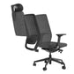 BDI Coda 3521 Ergonomic Task Chair with High-Performance Mesh Fabric (Black & Grey)