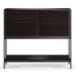 BDI Corridor 5621 SV Bar with Wine Storage and Adjustable Shelves (Charcoal Stained Ash)