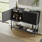 BDI Corridor 5621 SV Bar with Wine Storage and Adjustable Shelves (Charcoal Stained Ash)