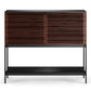 BDI Corridor 5621 SV Bar with Wine Storage and Adjustable Shelves (Chocolate Stained Walnut)