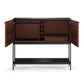 BDI Corridor 5621 SV Bar with Wine Storage and Adjustable Shelves (Chocolate Stained Walnut)