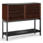 BDI Corridor 5621 SV Bar with Wine Storage and Adjustable Shelves (Chocolate Stained Walnut)