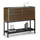 BDI Corridor 5621 SV Bar with Wine Storage and Adjustable Shelves (Natural Walnut)