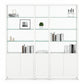 BDI Linea 580212 3-Shelf System 81" Wide (Satin White)