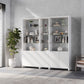 BDI Linea 580212 3-Shelf System 81" Wide (Satin White)