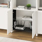 BDI Linea 580212 3-Shelf System 81" Wide (Satin White)
