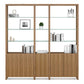 BDI Linea 580212 3-Shelf System 81" Wide (Natural Walnut)
