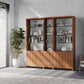 BDI Linea 580212 3-Shelf System 81" Wide (Natural Walnut)