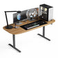 BDI Soma 6352 72" Wide Adjustable Standing Desk (Natural Walnut)
