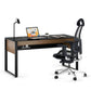 BDI Corridor 6501 Desk with Keyboard Drawer (Natural Walnut)